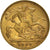 Moneda, Gran Bretaña, Edward VII, 1/2 Sovereign, 1908, MBC+, Oro, KM:804