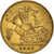 Moneda, Gran Bretaña, Edward VII, 1/2 Sovereign, 1909, MBC+, Oro, KM:804