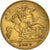 Moneda, Gran Bretaña, Edward VII, 1/2 Sovereign, 1910, MBC+, Oro, KM:804