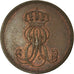 Munten, Duitse staten, HANNOVER, Ernst August, 2 Pfennig, 1845, PR, Koper