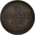 Coin, German States, HANNOVER, Georg V, Pfennig, 1863, AU(50-53), Copper, KM:233