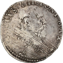 Munten, Vaticaan, Paul IV, Bianco, 1555-1559, Bologna, FR+, Zilver