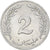 Coin, Tunisia, 2 Millim, 1960, MS(63), Aluminum, KM:281