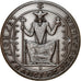 França, Medal, Les Rois Francs de Jérusalem, História, 1970, MS(60-62), Prata