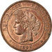 Munten, Frankrijk, Cérès, 10 Centimes, 1896, Paris, PR+, Bronze, KM:815.1