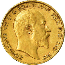 Moneta, Wielka Brytania, Edward VII, 1/2 Sovereign, 1906, EF(40-45), Złoto