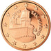 San Marino, 5 Euro Cent, 2010, Proof, FDC, Copper Plated Steel, KM:442