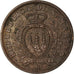 Coin, San Marino, 5 Centesimi, 1935, Rome, EF(40-45), Bronze, KM:12