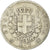 Monnaie, Italie, Vittorio Emanuele II, Lira, 1863, Milan, B+, Argent, KM:5a.1