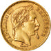 Coin, France, Napoleon III, 20 Francs, 1865, Paris, AU(50-53), Gold, KM:801.1