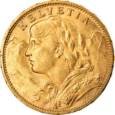 Moneda, Suiza, 20 Francs, 1914, Bern, SC, Oro, KM:35.1