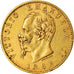 Moneda, Italia, Vittorio Emanuele II, 20 Lire, 1862, Torino, MBC+, Oro, KM:10.1