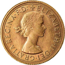 Moneda, Gran Bretaña, Elizabeth II, Sovereign, 1964, SC, Oro, KM:908