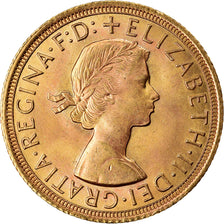 Munten, Groot Bretagne, Elizabeth II, Sovereign, 1964, UNC-, Goud, KM:908