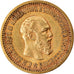 Coin, Russia, Alexander III, 5 Roubles, 1889, St. Petersburg, AU(50-53), Gold