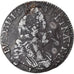 Moneta, Francia, 1/4 Ecu, 1702, Toulouse, MB+, Argento, Gadoury:156