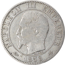 Moneta, Francja, Essai module de 5 centimes, 1856, PRÓBA, VF(30-35), Zinc