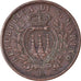 Coin, San Marino, 10 Centesimi, 1936, Rome, EF(40-45), Bronze, KM:13