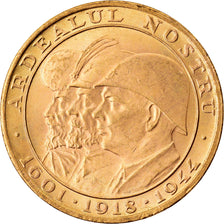 Munten, Roemenië, Mihai I, 20 Lei, 1944, Bucarest, UNC-, Goud, KM:M13