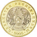 Moneta, Kazakistan, 100 Tenge, 2005, SPL, Bi-metallico, KM:39