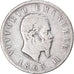 Coin, Italy, Vittorio Emanuele II, 2 Lire, 1863, Naples, VF(20-25), Silver