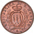 Coin, San Marino, 10 Centesimi, 1937, Rome, MS(63), Bronze, KM:13