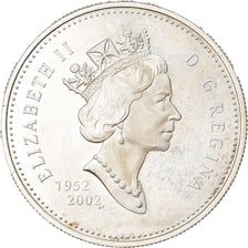 Monnaie, Canada, Elizabeth II, Dollar, 2002, Royal Canadian Mint, SPL, Argent