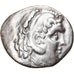 Moneda, Alexander III, Tetradrachm, Seleucid countermark, BC+, Plata