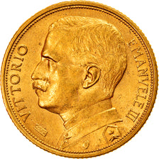 Moneda, Italia, Vittorio Emanuele III, 20 Lire, 1912, Rome, Very rare, SC, Oro