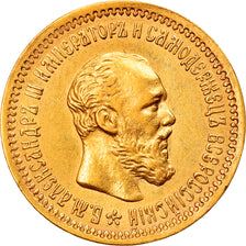 Moneta, Russia, Alexander III, 5 Roubles, 1893, St. Petersburg, Rzadkie