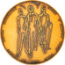 Francja, Medal, Emmaüs, 25 Ans, Society, 1974, Gid, AU(55-58), Bronze