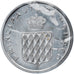 Coin, Monaco, Centime, 1976, MS(65-70), Stainless Steel, KM:E68, Gadoury:MC 144