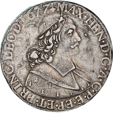 Moeda, Bélgica, Maximilian Henry, Ducaton, 1677, Liege, EF(40-45), Prata