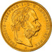 Austria, Franz Joseph I, 8 Florins-20 Francs, 1892, MS(64), Gold, KM:2269