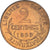 Moneta, Francia, Dupuis, 2 Centimes, 1899, Paris, SPL, Bronzo, KM:841