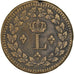 Moneta, Francia, Louis XVIII, Decime, 1814, Strasbourg, SPL, Bronzo, KM:701