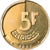 Moneta, Belgio, 5 Francs, 5 Frank, 1990, FDC, Ottone o alluminio-bronzo, KM:163