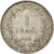 Moneda, Bélgica, Franc, 1911, BC+, Plata, KM:72