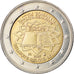 Belgium, 2 Euro, Traité de Rome 50 ans, 2007, Brussels, EF(40-45), Bi-Metallic