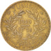 Moneta, Tunisia, Anonymous, 2 Francs, 1945, VF(30-35), Aluminium-Brąz, KM:248
