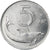 Coin, Italy, 5 Lire, 1987, Rome, MS(65-70), Aluminum, KM:92