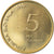 Moneta, Słowenia, 5 Tolarjev, 1995, MS(64), Mosiądz niklowy, KM:22