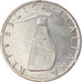 Coin, Italy, 5 Lire, 1990, Rome, MS(60-62), Aluminum, KM:92