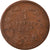 Coin, German States, BADEN, Leopold I, Kreuzer, 1845, VF(20-25), Copper