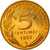Monnaie, France, Marianne, 5 Centimes, 1999, Paris, BE, SPL, Aluminum-Bronze
