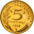 Monnaie, France, Marianne, 5 Centimes, 1996, Paris, BE, SPL, Aluminum-Bronze