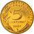 Monnaie, France, Marianne, 5 Centimes, 2001, Paris, BE, SPL, Aluminum-Bronze