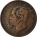 Münze, Italien, Vittorio Emanuele II, 10 Centesimi, 1866, Naples, S+, Kupfer