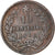 Münze, Italien, Vittorio Emanuele II, 10 Centesimi, 1866, Naples, S+, Kupfer