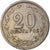 Monnaie, Argentine, 20 Centavos, 1921, TB+, Copper-nickel, KM:36